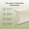 Coop Home Goods Latex Pillow Cover, Ultra-Soft, Breathable Cotton-Blend Pillowcase with Zipper, Machine Washable, Eco-Friendly, Quilted Cover - 4 of 4