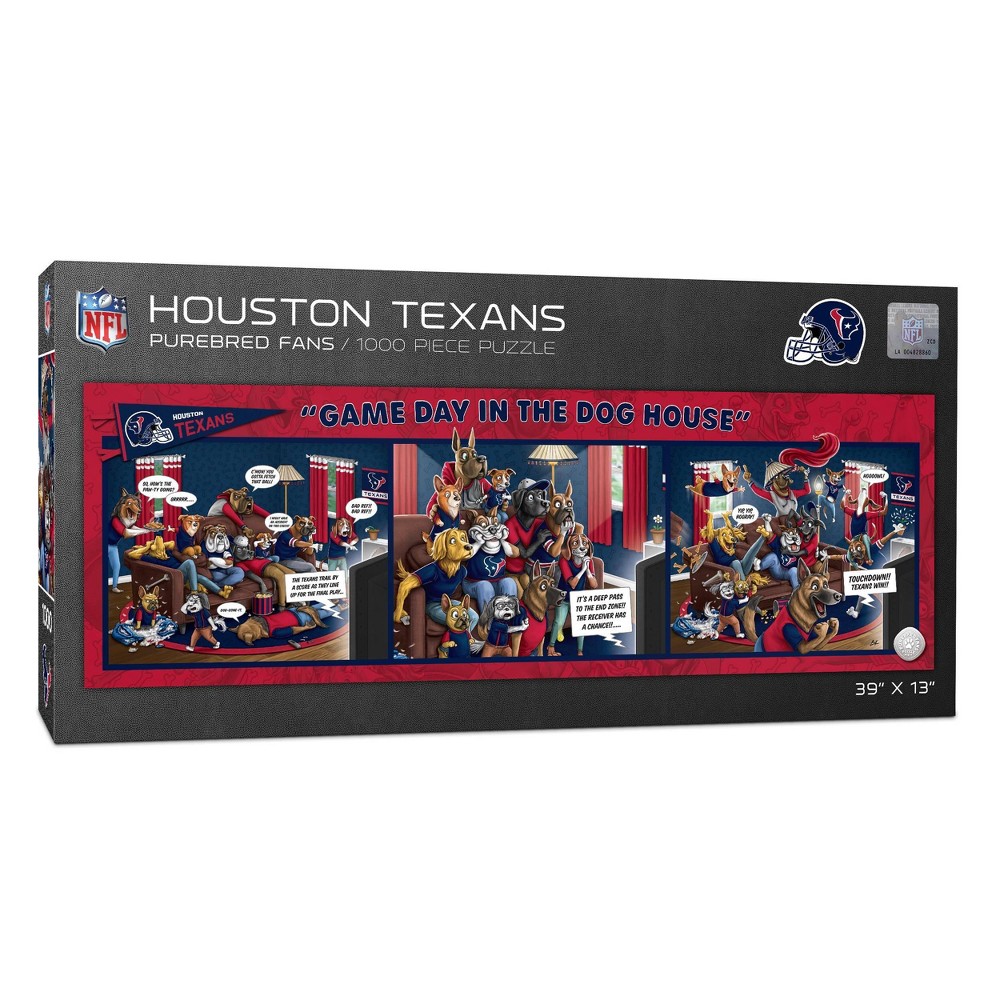 Houston Texans NFL Houston Texans Game Day in the Dog House Puzzle - 1000Pc  | The Market Place