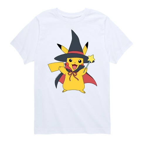 Boys' - Pokémon - Pikachu Halloween Witch Short Sleeve Graphic T-Shirt - image 1 of 4