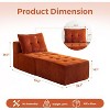 MAXYOYO Modular Sectional Sofa Couch, Sleeper Chair Modern Boneless Couch for Living Room, No Assembly Required - 2 of 4