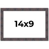 PosterPalooza | Photo Size Slim Profile Brown Frame - UV Acrylic, Foam Board Backing, Hanging Hardware - 2 of 4