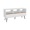 47" Particle Board TV Stand with Drawers, TV Console Table with Open Shelves and Cable Management for Living Room and Bedroom - 2 of 4