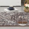 Vintage Area Rugs for Living Room Bedroom Washable Low Pile Non Slip Foldable Carpet Indoor Soft Retro Printed Distressed Rug - 3 of 4