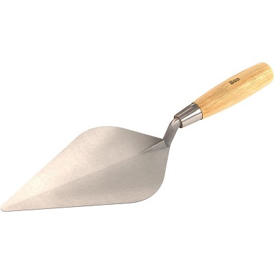 Bon Tool 48-113 Brick Trowel - Econo Wide London 10-inch Wood Handle
