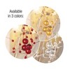 Collections Etc Lighted Berry-Beaded Holiday Garland - 4 of 4