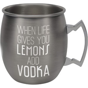 Pavilion Gift Company - Add Vodka - 20 oz Stainless Steel Moscow Mule - Drinkware - 1 of 4