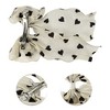Unique Bargains Women's Cute Heart Hair Pins 12.20"x6.89"x0.98" Black Beige 1 Pc - 3 of 3