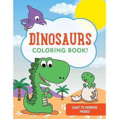 Dinosaurs Coloring Book - (Paperback)