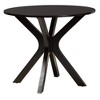 Baxton Studio Eira Modern Sand Fabric and Dark Brown Finished Wood 5-Piece Dining Set - 4 of 4