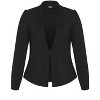 Women's Plus Size Praise Jacket - black | CITY CHIC - 4 of 4