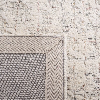 Gray Hand-Tufted Wool and Viscose 4' x 6' Area Rug