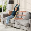 Modern Loveseat Sofa for Small Space, Chenille 3-Seater Couch, Grey - 3 of 4