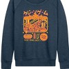 Women's - Instant Message - Arcade Claw Machine Lightweight French Terry Wide Neck Long Sleeve Graphic Shirt - 2 of 4