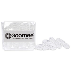 The Markless Hair Loop Set - Diamond Clear by Goomee for Women - 4 Pc Hair Tie - 1 of 3