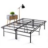 18" Premium Steel Bed Frame and Platform Bed Black - Mellow - 3 of 4