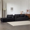 Whisen 2-Piece L-Shaped Sectional Compression Sofa with Soft Corduroy Fabric, No Assembly Required - 3 of 4