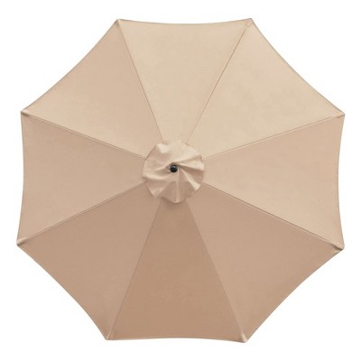 Crestlive Products Universal Patio Umbrella Replacement Canopy for 10ft 8 Ribs Offset Umbrellas, Canopy Only