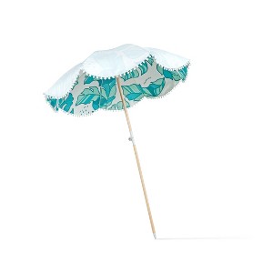 MINNIDIP Round Outdoor Patio Beach Umbrella - That's Banana (leave)s - 1 of 3