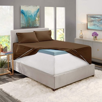 Chocolate Brown Queen Microfiber 6-Piece Deep Pocket Sheet Set