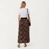 Anna-Kaci Women’s Leopard Print Midi Skirt with Flowing Pleated Texture and Comfortable Stretch Waistband for Effortless Movement - 4 of 4