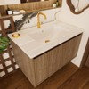 UNISOAR Modern Design 30 Inch Wall-Mounted Bathroom Vanity with Sink - 4 of 4
