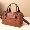 Handbags and Purses for women Tote Bag for Women Satchel Travel Purse with Compartments - 3 of 4