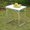 Osparple 47" Portable Dining Table Adjustable Height Folding Table with Carry Handle for Indoor and Outdoor - 2 of 4