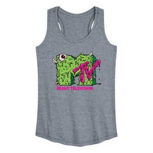 Women's - MTV - Slime Logo Graphic Racerback Tank - 1 of 4
