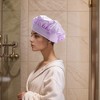 Unique Bargains High Elasticity Shower Cap 1 Pc - 3 of 4