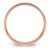 Black Bow Jewelry 6mm 14K Rose, White, or Yellow Gold Lightweight Flat Standard Fit Band - 2 of 4