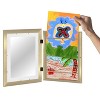 Americanflat Kids Art Frame with shatter-resistant glass - Front opening Wall Display for Artworks - Available in a variety of Colors - 4 of 4