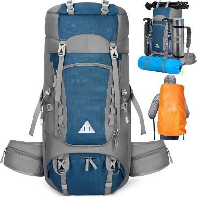 Large 60L Waterproof Hiking Backpack, Tear-Resistant Lightweight Pack for Multi-Day Trek, Camping & Travel