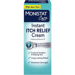 Monistat Instant Itch Relief Cream for Women, Maximum Strength Feminine Itch Care, 1 oz - 1 of 4