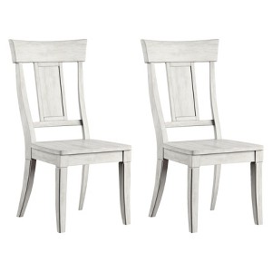 South Hill Panelled Back Dining Chair (Set Of 2) - Antique White - Inspire Q, Off White