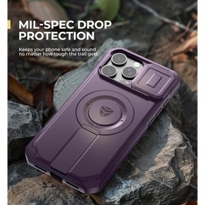 Dexnor for iPhone 16 Pro Max Case with Slide Camera Cover & Adjustable Kickstand - 1 of 3