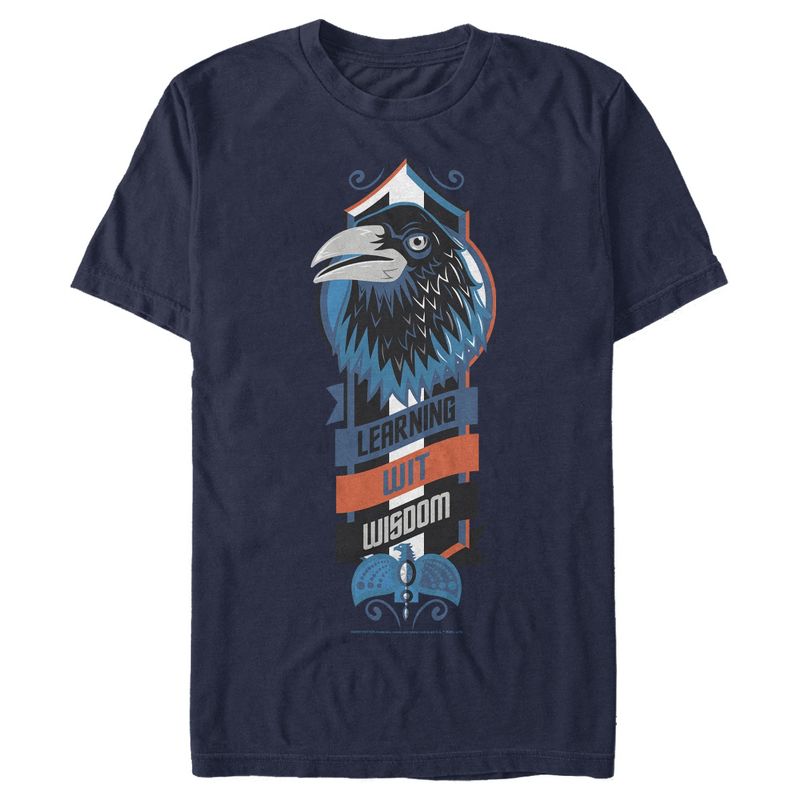 Men's Harry Potter Ravenclaw Bird Emblem T-Shirt, 1 of 5
