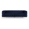 MINIMORE Modern Style Ghaleb 93.3"W  3Seater Square Arms Chesterfield Sofa - 2 of 4