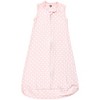 Hudson Baby Infant Girl Interlock Cotton Sleeveless Sleeping Bag, Soft Pink Roses - image 4 of 4