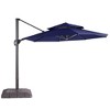 Sonkuki 11Ft Double Top Aluminum Cantilever Patio Umbrella with Base for Patio Deck Garden - 3 of 4