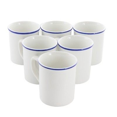 18.5oz Glass Ribbed Mug Clear - Threshold™ : Target