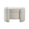 Meridian Furniture,Horizon Boucle Fabric Ottoman - 3 of 4