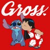 Girl's Lilo & Stitch Gross Kiss T-Shirt - 2 of 4