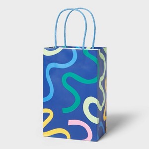Jr. Tote Bag Swirl on Navy - Spritz™ - 1 of 3