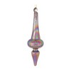 Melrose Irredescent Glass Finial Ornament (Set of 12) - 4 of 4
