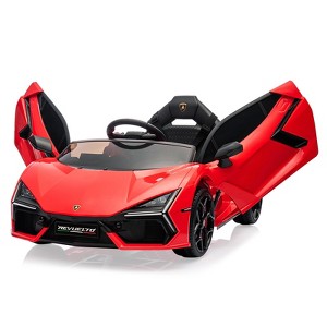 12V Kids Ride On Car, Licensed Lamborghini Revuelto Electric Car for Kids Over 37 Months, Battery Powered Sports Car - 1 of 4