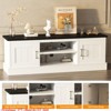 Living Room Farmhouse TV Stand for 65 Inch TVs Entertainment Center with Storage Cabinets - Ample Organized Storage - 4 of 4