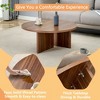 NicBex 31.4" Modern Minimalist Round Coffee Table,Nordic Accent Center Table for Living Room,Versatile End Table Sofa Side Table - 3 of 4