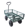 VisioGear Portable Beach Wagons with Wheels, Portable Carts with Adjustable Handle, Green, 40.55"*19.48"*40.15" - 2 of 4