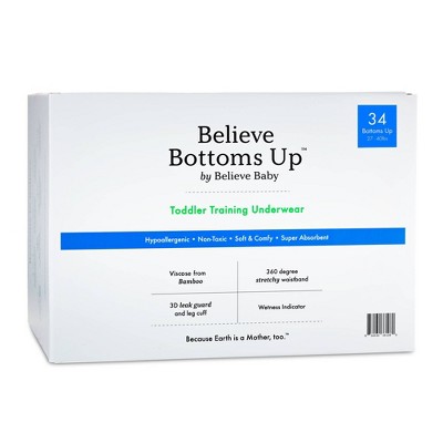 Believe Baby Premium Viscose Made from Bamboo Diapers - Size 6 - 34ct