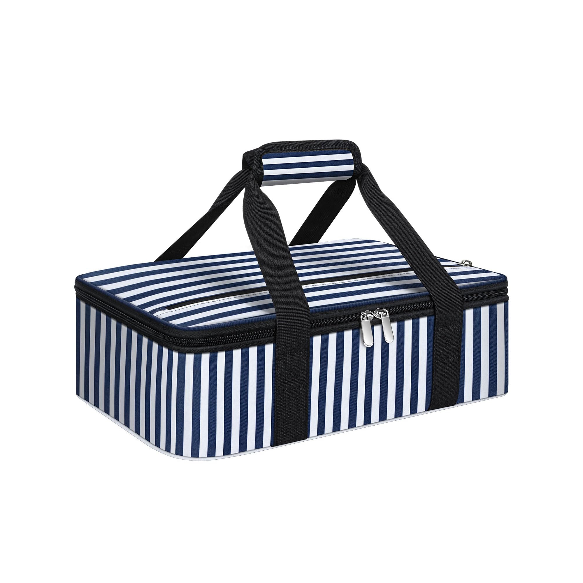 Narwey Insulated Casserole Carrier, Portable Casserole Carrier for Hot or Cold Food Lunch Tote Warmer